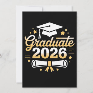Convite Turma De 2026 Graduada Graduação 26 Família Orgulh