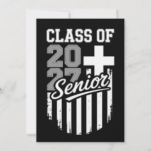 Convite Turma de Formatura de 2027 Bandeira Americana Cris