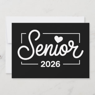 Convite Turma De Graduação De 2026 Graduado Senior Do Cora