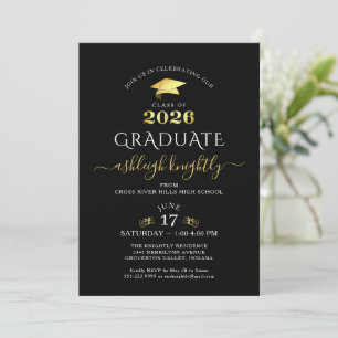 Convite Turma Ouro Negro Gradução 2026