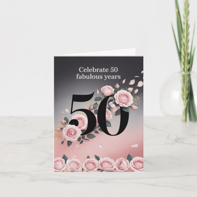 Convite Turning 50: Mensagens de aniversário hilariantes (Frente)