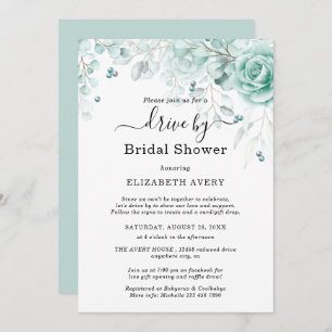 Convite Turquesa por Chá de panela e verde de sábio