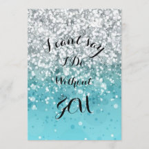 Convite Turquoise Bridesmaid