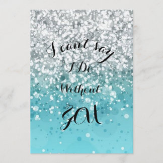 Convite Turquoise Bridesmaid