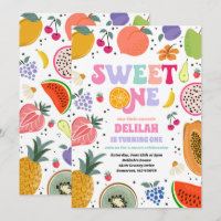 Tutti Frutti Tropical Summer Sweet Um Aniversário