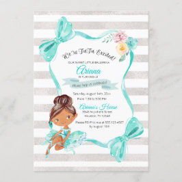Convite Tutu Animou Ballerina Aniversário