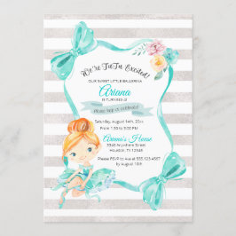 Convite Tutu Animou Ballerina Aniversário