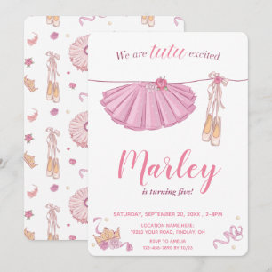 Convite Tutu Excitou Ballerina Qualquer Festa de aniversá