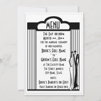 Convite Tuxedo - Menu (Desbloqueado)