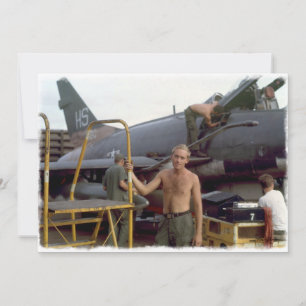 Convite Tuy Hoa AFB Vietnã 1969 Impressão A