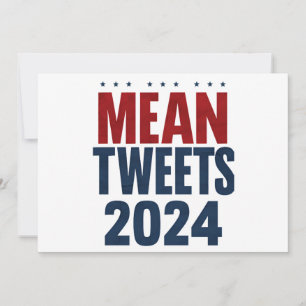 Convite Tweets Maldosos 2024 Eleição Divertida Trump