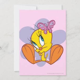 Convite TWEETY™ e borboleta