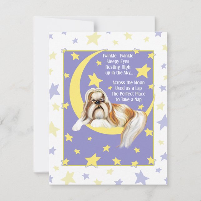 Convite Twinkle Shih Tzu (Frente)