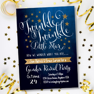 Convite Twinkle Twinkle Little Star
