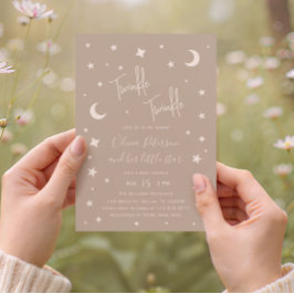 Convite Twinkle Twinkle Little Star Baby Shower