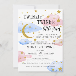 Convite TWINkle TWINkle Pequeno Partido de Revolução de Gê