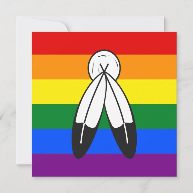 Convite Two-Spirit Pride Flag  (Frente)