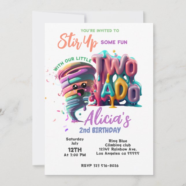 Convite twonado (Frente)