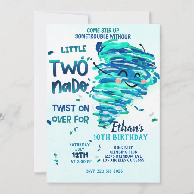 Convite twonado (Frente)