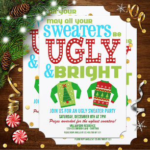 Convite Ugly 'n Bright Christmas Sweater