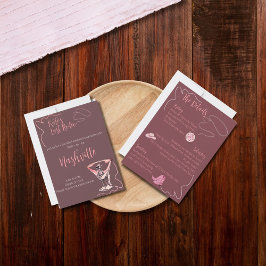 Convite Última Festa de solteira de Rodeio