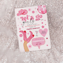 Convite Última Festa de solteira do Disco Rodeo Nash Bash