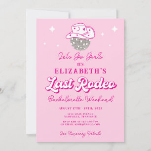 Convite Última Festa de solteira do Rodeio