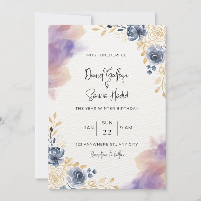 Convite Última Hora do Ano de Inverno (Frente)