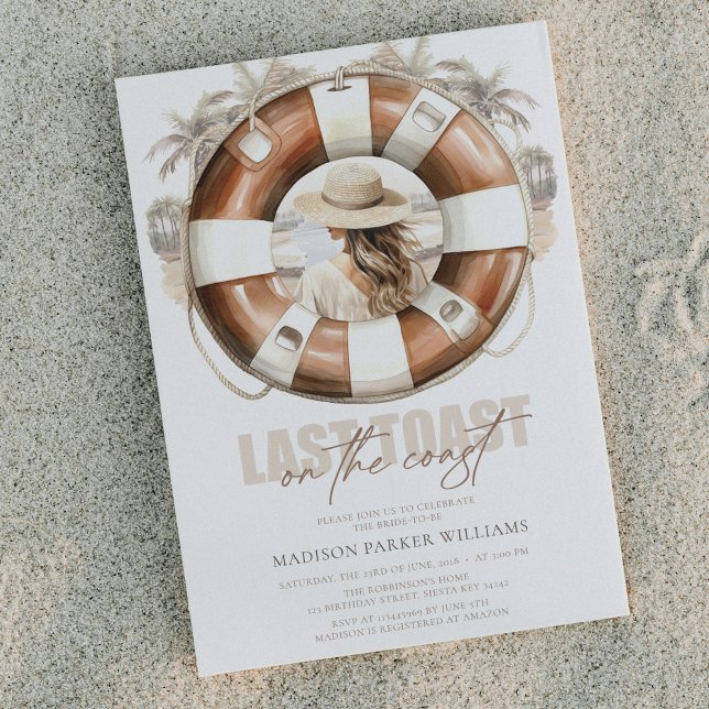 Convite Última torrada na praia (Criador carregado)