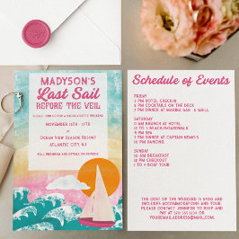 Convite Última vela antes da soleira do véu