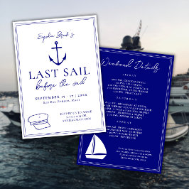 Convite Última Vela Antes Do Fim De Semana Da Bachelorette