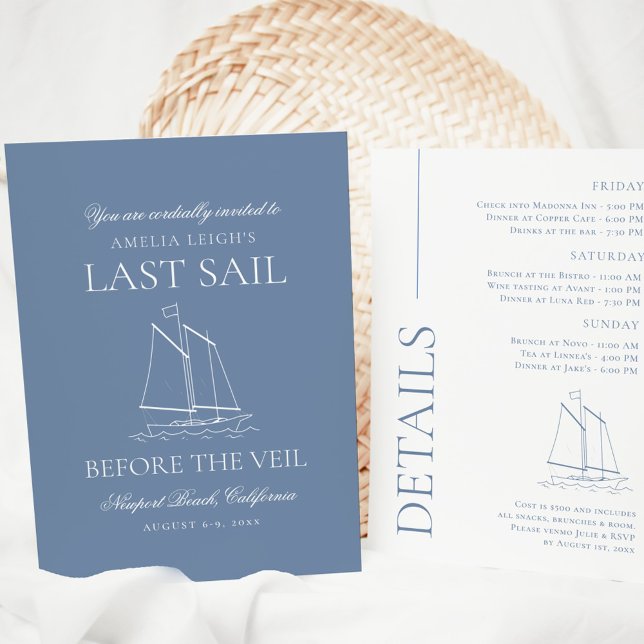 Convite Última Vela Antes Do Fim De Semana Da Bachelorette (Criador carregado)