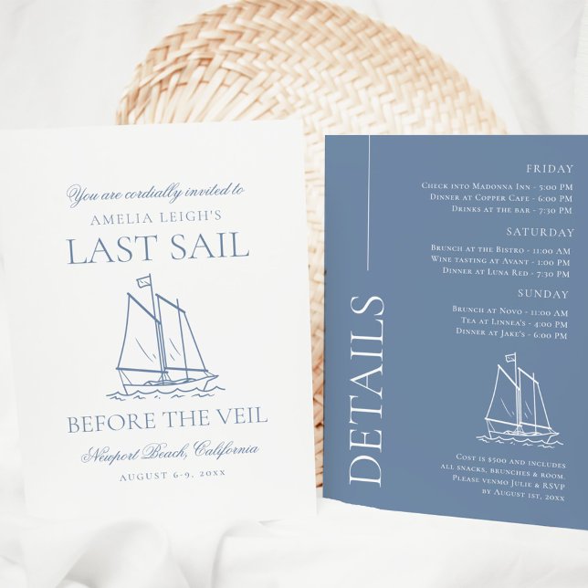 Convite Última Vela Antes Do Fim De Semana Da Bachelorette (Criador carregado)