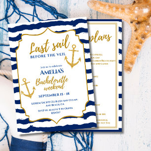 Convite Última vela antes do véu Fim de semana da Noiva Co