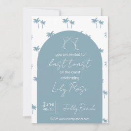Convite Último Brinde Na Bachelorette Costeira