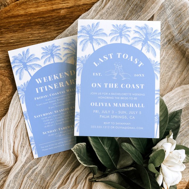 Convite Último Brinde No Fim De Semana Da Bachelorette Cos (Criador carregado)