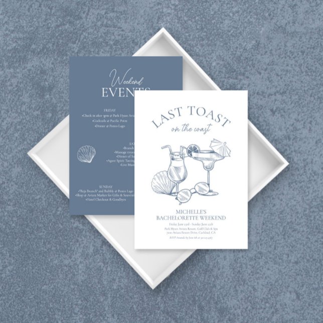 Convite Último Brinde No Fim De Semana Da Bachelorette Cos (Criador carregado)
