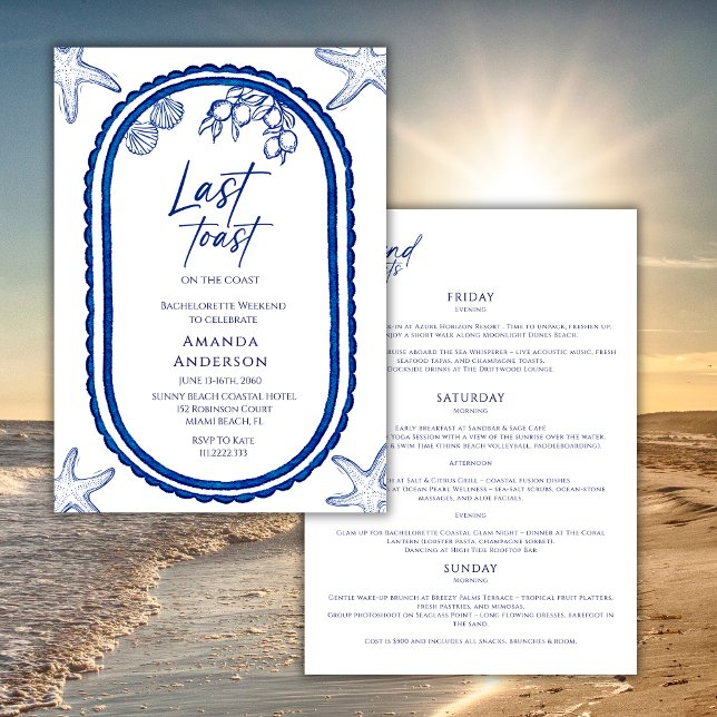 Convite Último Brinde No Fim De Semana Da Bechelorette Da  (Criador carregado)