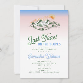 Convite Último Brinde No Fim De Semana Do Pico De Inverno