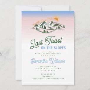 Convite Último Brinde No Fim De Semana Do Pico De Inverno 