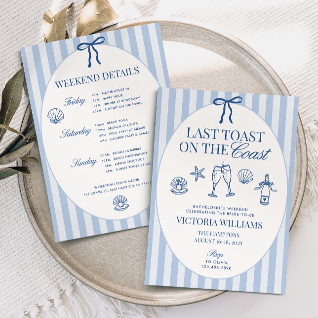 Convite Último brinde no Itinerário da Bachelorette Costei (Criador carregado)