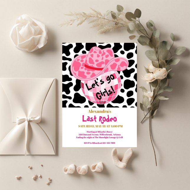 Convite Último Chá de panela Rodeo da Disco (Criador carregado)