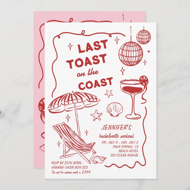 CONVITE ÚLTIMO FIM DE SEMANA RETRO DA ÚLTIMA PASTA (Frente/Verso)