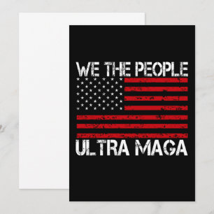 Convite Ultra Maga Pro Trump 2024 Divertido Republicano