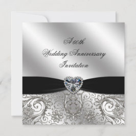 Convite Um 60º Aniversário de Casamento de Diamante