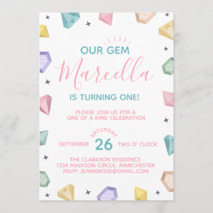 Convite Um Aniversário Gentil