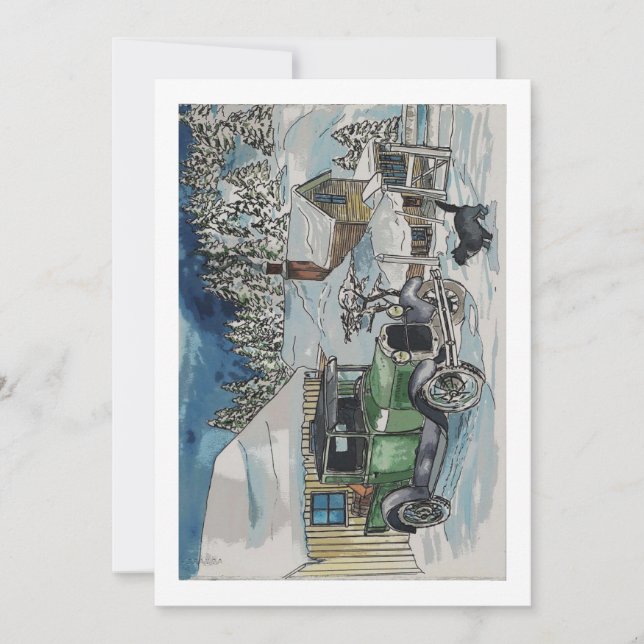 Convite Um assento quente (Frente)