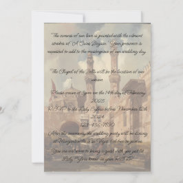 Convite Um Bazar do Cairo é o fundo para