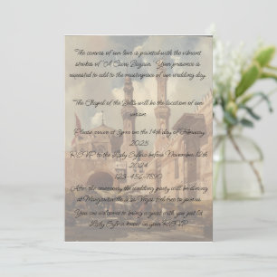 Convite Um Bazar do Cairo é o fundo para