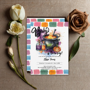 Convite Um Bebê Está a Caminho   Adorável Chá de Bebê de H